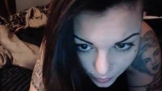 Inked couple sextape