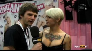 PornhubTV Kleio Interview at eXXXotica 2011